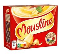 Mousline Purée Nature - Format Individuel 125g (4 sachets x 31.25g) - Purée Instantanée Pratique - Idéale Pour une Personne - Le Lot De 4