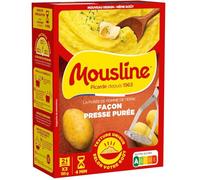 MOUSLINE - Purée Onctueuse et Gourmande, Prête en Quelques Minutes (Boîte 195g) - Lot de 4 - vendu par Lot