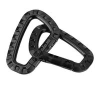 Mil Tec Mousqueton ABS 8,3 cm Noir – 2 pièces (blister)