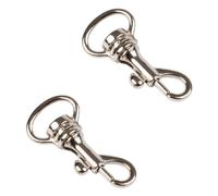 Mousqueton 35 Mm Argent 2 Pcs