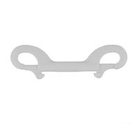 Mousqueton à double extrémité pour systèmes de poids et équipement de plongée sous-marine en acier inoxydable 316 de 90 mm pour utilisation sous-marine (blanc)