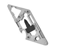 Mousqueton avec fonction outil, clips en acier inoxydable avec application multifonctionnelle, mousqueton extérieur, adapté pour la survie, la randonnée, l'extérieur, l'escalade, la pêche, les voyages