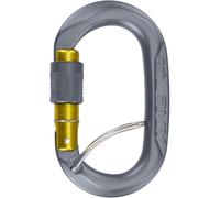 Mousqueton Climbing Technology Ovx SGL anthracite/moutarde