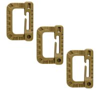Mousqueton D-ring - 3 pcs. M-Tac - Coyote Brown