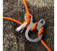 Mousqueton D'alpinisme À 3 Trous, Boucles Paracorde Légères Et Sécurisées, Pack De Noeuds De Camp Polyvalent, Outil À Maillons Rapides Pour Sports De Plein Air