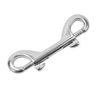 Mousqueton de plongée en acier inoxydable 316, double extrémité pivotant, pour matériel marin, corde, chaîne et équipement de sport, pour la plongée/porte-clés/laisse de chien/appareil photo (100 mm)