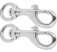 Mousqueton de plongée, Mousqueton de plongée à émerillon, Mousqueton à œil émerillon, Mousqueton à œil émerillon en acier inoxydable, Clips de plongée, Crochets à ressort, Clip de plongée à émerillon