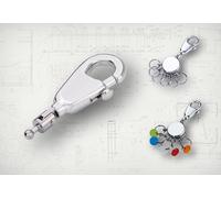 Mousqueton de rechange pour porte-clés PATENT KYR60/CH SHINY