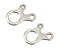 Mousqueton D'escalade 3 Trous, Boucles De Survie En Acier Inoxydable, Noeud De Camp, Outil Edc, Sport En Plein Air, Kit De Survie, Équipement 3 Pièces