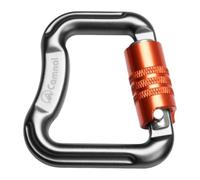 Mousqueton d'escalade Compact Mousqueton à Verrouillage Automatique Clip d'alpinisme Matériel de Survie en Alliage D'Aluminium Robuste Approprié pour, Gris
