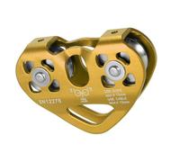 Mousqueton d'escalade durable en alliage d'aluminium avec poulie d'installation rapide pour les aventures en plein air et la randonnée