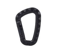 Mousqueton d'escalade - GIGICIAL - D - Haute résistance - Clip rapide - Noir