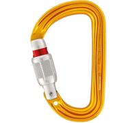 Mousqueton d'escalade PETZL Sm'D Screw-Lock - Jaune - Ultra-léger