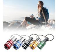 Mousqueton d'escalade portable en aluminium haute résistance pour les randonnées en pleine nature et camping avec prise en acier au carbone