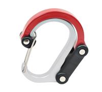 Mousqueton d'extérieur pivotant en alliage d'aluminium Boucle en forme de D Multifonctionnel Porte-clés Pivotant Type D Clip