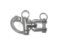 Mousqueton Drisse 133mm inox 3016 Avec Manille Pivotant