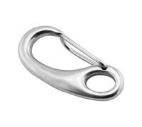 Mousqueton en acier inoxydable | Clip ovale polyvalent fermeture rapide multiple pour randonnée, camping, clés, gourdes