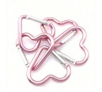Mousqueton en alliage d'aluminium en forme de cœur avec ressort, pour homme et femme, utilisé pour l'escalade en plein air, les sacs à dos et le port quotidien. Petits cadeaux pour la Saint-Valentin 5