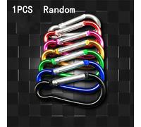 Mousqueton En Aluminium, 15 Pièces, Anneau En D, Pour L'Extérieur, Printemps, Crochets À Pression, Porte-Clés, Camping