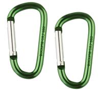 Mousqueton en aluminium 8 cm - 2 pcs. M-Tac - Olive