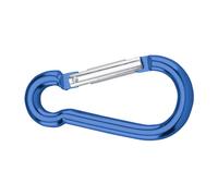 Mousqueton en aluminium bleu anodisé dörner + helmer 4815804