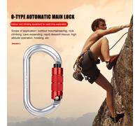 Mousqueton En Aluminium En Forme De O Pour Escalade De Montagne, Crochet À Boucle De Verrouillage, Voyage, Facile À Transporter, Pièces Portables