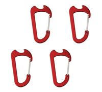 Mousqueton en aluminium robuste à verrouillage automatique pour porte à ressort et décapsuleur pour la randonnée, le camping, les essentiels de durabilité