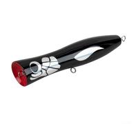 Mousqueton en bois de 219 mm fabriqué à la main pour la pêche en eau salée avec corps flottant en bois massif et fil d'acier interne pour l'intégrité structurelle (C6)