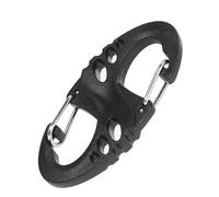 Mousqueton En Forme De 8 S, Clip Souple De Camping En Plein Air, Boucle De Suspension Pour Sac À Dos, Dégagement Rapide, Porte-Clés, Nouveau 2019