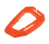Mousqueton en plastique robuste à ressort Orange 9 x 5,8 cm