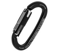 Mousqueton escalade alu Kong Ovalone Rise Lock Noir TU