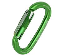 Mousqueton escalade alu Kong Ovalone Rise Lock Vert TU