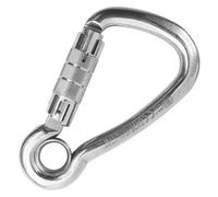 Mousqueton escalade + avec oeil CE Kong Twistlock Argenté 120 mm
