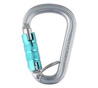 Mousqueton escalade en acier Edelrid HMS Bruce Triple FG Bleu TU