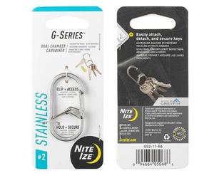 Mousqueton G-Serie 2 Nite Ize - Silver