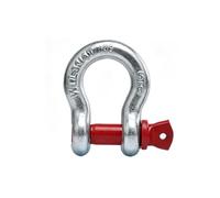 Mousqueton Galvanisé 1PSC En Forme D'arc, Mousqueton De Levage Pour Charges Lourdes, Modèles De 0,5 T À 12 T, Adapté Aux Opérations De Levage, De Gréement Et De Sauvetage (4.75t)