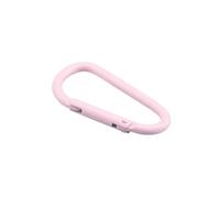 Mousqueton, Lot de 5 à 20 mousquetons en Alliage d'aluminium for Sac Dos, équipement Camping, Bouteille d'eau, Porte-clés(Light Pink,4.5cm 20PCS)