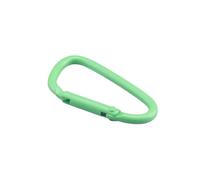 Mousqueton, Lot de 5 à 20 mousquetons en Alliage d'aluminium for Sac Dos, équipement Camping, Bouteille d'eau, Porte-clés(Light Green,4.5cm 20PCS)