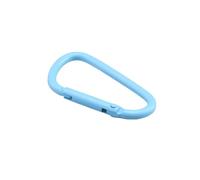 Mousqueton, Lot de 5 à 20 mousquetons en Alliage d'aluminium for Sac Dos, équipement Camping, Bouteille d'eau, Porte-clés(Sky Blue,4.5cm 20PCS)