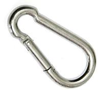 Mousqueton na-und 80 x 8 crochets d'escalade galvanisés (10 pièces).