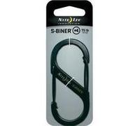 Nite Ize – Mousqueton S-Biner NI-SB4-03-01 Taille 4 Inox Noir – 1 pièce