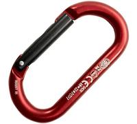 Mousqueton oval doigt droit Kong Rouge TU