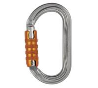 Mousqueton Petzl OK gris orange