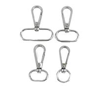 Mousqueton Pivotant 10/20Pcs 13/16/20/25/32/38mm Swivel Lobster Buckle Metal Spring Clip Hook Snap Luggage Bag Strap Webbing(Chrome,25mm-20Pcs)