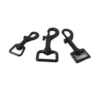 Mousqueton Pivotant 12mm 15mm 20mm 25mm Swivel Lobster Clasp Seat Belt Buckle Clip Loop Snap Hook For Dog Pet Leads Leash(5 PCS,Webbing Width 12mm)