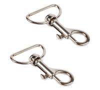 Mousqueton Pivotant 45 Mm Argent 2 Pcs