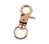 Mousqueton Pivotant 5/10/20/30/40/50Pcs 10/13mm Small Carabiners Metal Buckles For Bag Strap Collar Swivel Lobster Clasp(RoseGold-13mm,5Pcs)