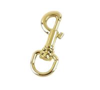 Mousqueton Pivotant 5/10/20Pcs 11/15mm Metal Buckle Bag Strap Keychain Swivel Trigger Clips Lobster Clasp Dog Collar Snap Hook(LightGold-11mm,5Pcs)