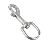 Mousqueton pivotant en acier inoxydable 316 avec anneau rotatif pour la plongée sous-marine, la laisse pour animaux de compagnie, l'installation de tente et de multiples applications extérieures (100