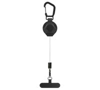 Mousqueton porte-clés anti-perte robuste multi-usages | Porte-badge d'identification avec clip pour téléphone portable, pêche, camping, escalade, marche, pique-nique, femme et homme